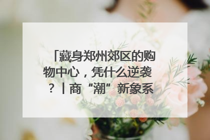 藏身郑州郊区的购物中心，凭什么逆袭？丨商“潮”新象系列观察之四