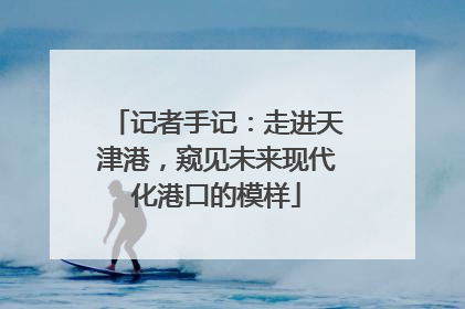 记者手记：走进天津港，窥见未来现代化港口的模样