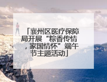 襄州区医疗保障局开展“粽香传情，家国情怀”端午节主题活动