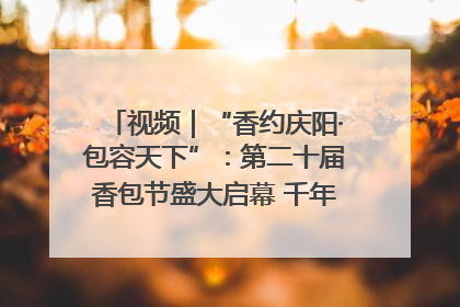 视频｜“香约庆阳·包容天下”：第二十届香包节盛大启幕 千年非遗香飘世界