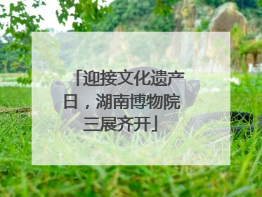迎接文化遗产日，湖南博物院三展齐开