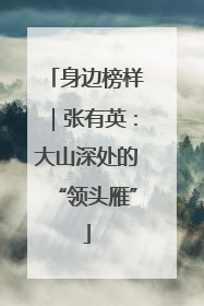 身边榜样｜张有英：大山深处的“领头雁”