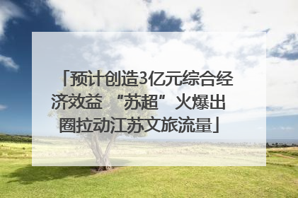预计创造3亿元综合经济效益 “苏超”火爆出圈拉动江苏文旅流量