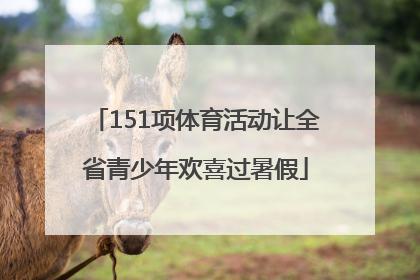 151项体育活动让全省青少年欢喜过暑假