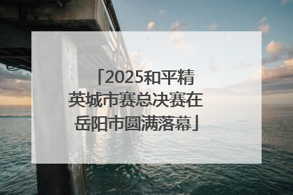 2025和平精英城市赛总决赛在岳阳市圆满落幕