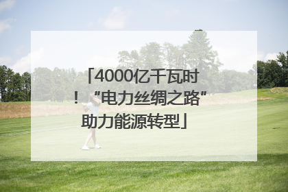 4000亿千瓦时！“电力丝绸之路”助力能源转型