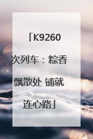 K9260次列车：粽香飘散处 铺就连心路